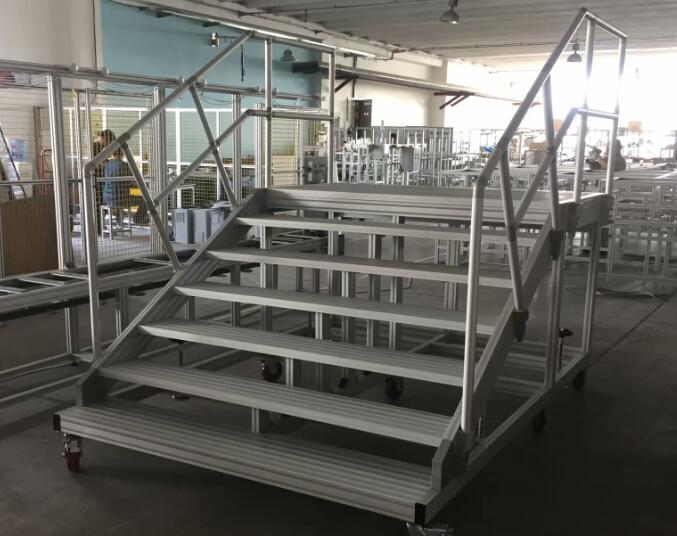 铝型材工业踏步梯